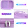 BOVKE Carrying Case for iHealth Track Smart Upper Arm Blood Pressure Monitor, iHealth Bluetooth Blood Pressure Machine Case, Purple view 3