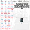 VITSOL 8 Electrode Smart Body Fat Scale, Scales for Body Weight and Fat, Large Display BMI Digital Weight Scale, Composition Analyzer with Report, Accurate Bathroom Scale for Weight Muscle White view 3