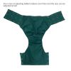 Cotton Adult Incontinence Washable Waterproof Urine Pants Elderly Urinary Leakage Underwear (Green,X-Large) view 3