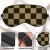 BHAHB 2 PCS Sleep Eye Mask Silk Sleeping Soft with Elastic Strap Eye Sleep Shade Cover for Cute Aesthetic Unisex Women Girls for Airplane Travel Nap-Checker view 4