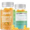 Joywiit Vitamin B2 Gummies | Riboflavin 400mg | B2 Vitamin 400mg Chewable for Adults and Kids, Migraine Relief & Energy and Nervous System Support, Non GMO, Vegan - 120 Counts view 1