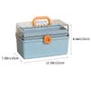 Healeved First Aid Box Household Medicine Box Portable Medicine Case Plastic Reusable Medicine Container Organising Boxes view 3