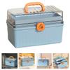 Healeved First Aid Box Household Medicine Box Portable Medicine Case Plastic Reusable Medicine Container Organising Boxes view 4
