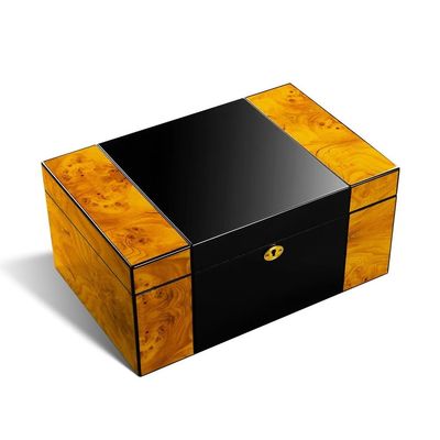 Cigar Humidor Cigar Humidor Multi-Layer Cedar Wooden Cigar Humidor Large Capacity Cigar Moisturizing Box Portable Travel Case Fit 150pc Portable Cigar Box