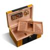 Cigar Humidor Cigar Humidor Multi-Layer Cedar Wooden Cigar Humidor Large Capacity Cigar Moisturizing Box Portable Travel Case Fit 150pc Portable Cigar Box view 4