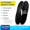Orthotic Insoles for Plantar Fasciitis - Arch Support, Shock Absorption, Shoe Inserts for Men & Women - Relieve Heel & Foot Pain, Ideal for Flat Feet (Charcoal, M 13-13.5) view 2