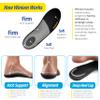 Orthotic Insoles for Plantar Fasciitis - Arch Support, Shock Absorption, Shoe Inserts for Men & Women - Relieve Heel & Foot Pain, Ideal for Flat Feet (Charcoal, M 13-13.5) view 3