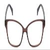 Calabria IM 31324 Cat-Eye Reading Glasses +3.25 Rose Pink Crystal Floral Blue Womens Designer Trendy Chic Readers Eyeglasses view 2