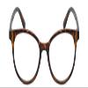 Calabria IM 31325 Reading Glasses +1.75 Crystal Tortoise Havana Brown Gold Women Trendy Chic Reader Stylish Fashion Eyeglass view 2