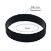 5 Medical Alert Blood Thinner Silicone Bracelet, Blood Thinner Bracelet (Adult Edition), 20.2x1.2x0.2cm/7.95"x0.47"x0.08", Silicone view 2