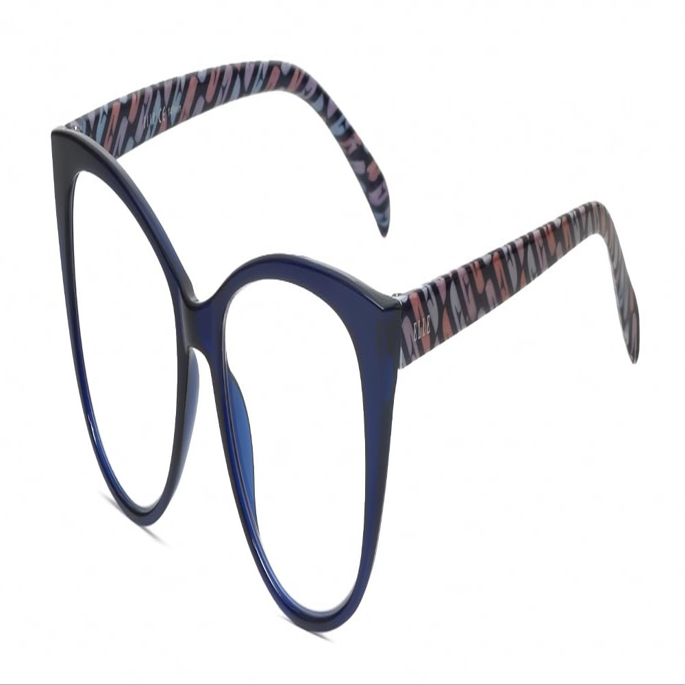 Calabria L 15559 Cat-Eye Reading Glasses +2.75 Navy Blue Pink Green Purple Women Trendy Chic Reader Stylish Fashion Eyeglass