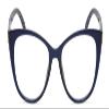 Calabria L 15559 Cat-Eye Reading Glasses +2.75 Navy Blue Pink Green Purple Women Trendy Chic Reader Stylish Fashion Eyeglass view 2