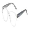 Calabria L 15558 Blue Light Filter Reading Glasses +1.75 Crystal Clear Pink Women Designer Trendy Readers Fashion Eyeglasses view 1