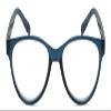 Calabria L 15579 Blue Light Filter Reading Glasses +0.00 Crystal Black White Women Designer Trendy Reader Fashion Eyeglasses view 2