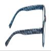 Calabria L 15579 Blue Light Filter Reading Glasses +0.00 Crystal Black White Women Designer Trendy Reader Fashion Eyeglasses view 3