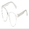 Calabria L 15579 Reading Glasses +1.75 Crystal Clear White Women Designer Trendy Chic Reader Stylish Fashion Modern Eyeglass view 1