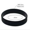 4 Medical Alert COPD Patient Silicone Bracelet, COPD Sports Bracelet, 7.95"x0.47"x0.08", Orange, Blue, Pink, Black view 3