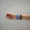 4 Medical Alert COPD Patient Silicone Bracelet, COPD Sports Bracelet, 7.95"x0.47"x0.08", Orange, Blue, Pink, Black view 4