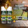 2-Pack Exterior Grill Cleaner Spray | Grill Spray & Degreaser for Outdoor Surfaces, Patio Furniture & Griddles | Anti Rust Spray for Metal Maintenance - 14.8 fl oz. view 2