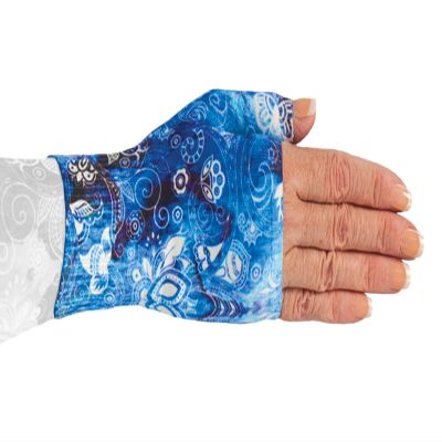 Lymphedivas Sapphire Medical Graduated Compression Gauntlet for Lymphedema (30-40 mmHg Medium)