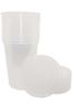 Finn's Frog Farm 32 oz Fruit Fly Cups with Fabric Vented Lids, Perfect for Culturing a Huge Variety of Feeder Insects and Bugs(12 Pack), Clear view 1
