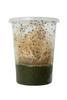 Finn's Frog Farm 32 oz Fruit Fly Cups with Fabric Vented Lids, Perfect for Culturing a Huge Variety of Feeder Insects and Bugs(12 Pack), Clear view 3