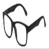 Calabria Beene Designer Reading Glasses +4.50 Black Plum Purple Stripe Mens Readers Stylish Fashion Trendy Modern Eyeglasses view 1