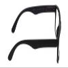 Calabria Beene Designer Reading Glasses +4.50 Black Plum Purple Stripe Mens Readers Stylish Fashion Trendy Modern Eyeglasses view 3