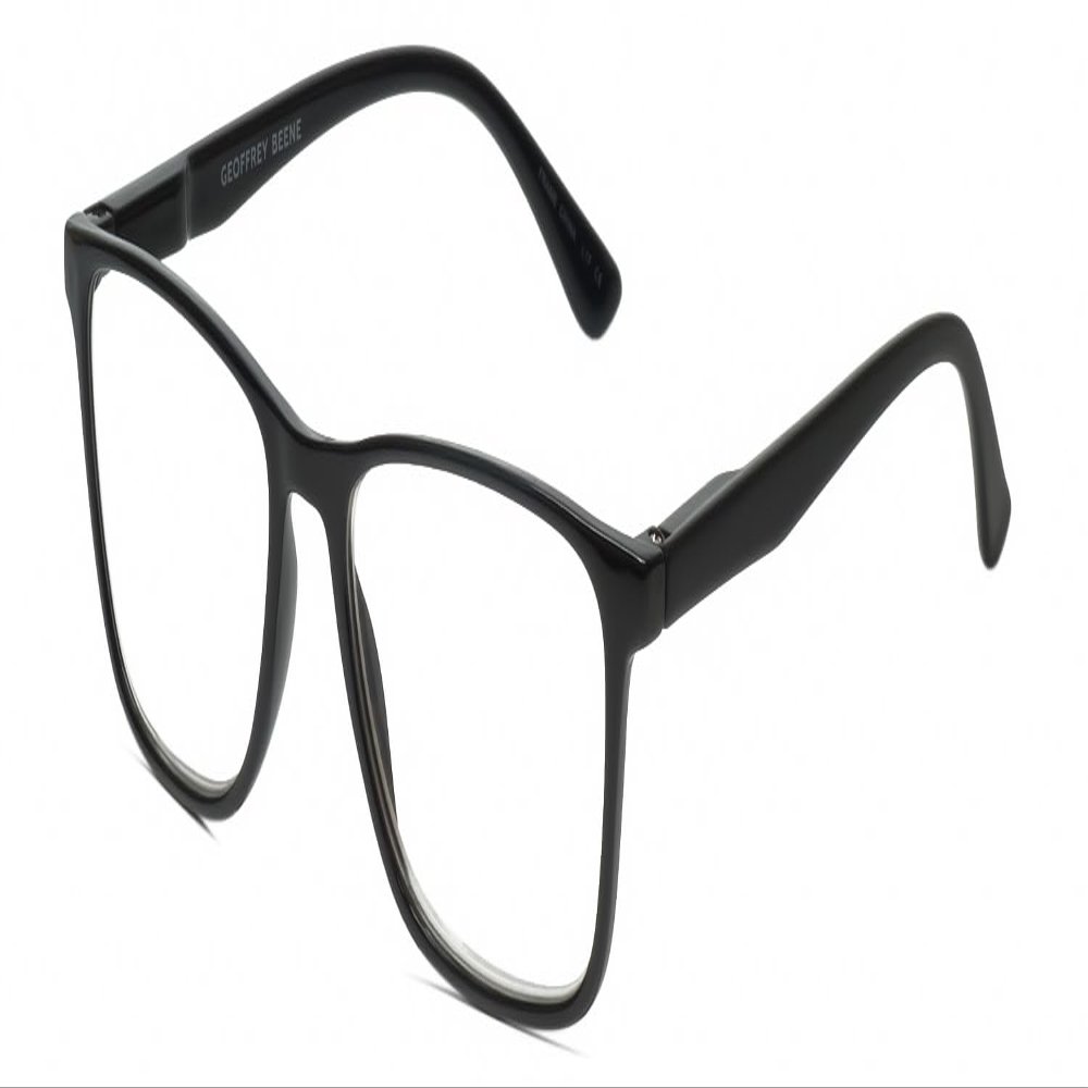 Calabria Beene Designer Panthos Reading Glasses +2.25 Gloss Black Men Classic Readers Stylish Fashion Trendy Modern Eyeglass