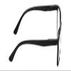 Calabria Beene Designer Panthos Reading Glasses +2.25 Gloss Black Men Classic Readers Stylish Fashion Trendy Modern Eyeglass view 3