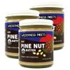Wilderness Poets, Pine Nut Butter - Organic, Raw, 100% Pine Nuts (8 Ounce - 3 Pack) - No Salt, No Sugar, Creamy - Glass Jars view 1