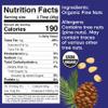 Wilderness Poets, Pine Nut Butter - Organic, Raw, 100% Pine Nuts (8 Ounce - 3 Pack) - No Salt, No Sugar, Creamy - Glass Jars view 2