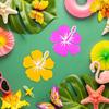200 Pack Hawaii Laua Paper Napkins Tropical Luncheon Disposable Napkins Hawaii Hibiscus Beverage Napkins for Beach Summer Hawaiian Luau Party Supplies Tableware Decorations view 3