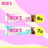 NICKS Keto Chocolate Candy Bars  Variety Pack, Coconut and Peanuts and Fudge, No Added Sugar, Low Carb, 180 Calories, Gluten-Free Sweets  15-Pack (40g Each) view 4