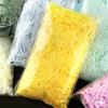 Raffia Paper Shreds Decorative Shiny Strands Shredded Crinkle Confetti for Easter DIY Gift Wrapping (Yellow) view 3