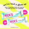NICKS Coconut Keto Chocolate Candy Bars No Added Sugar, Gluten Free Sweets Low carb Candy Snack Bar  15-Pack (40g Each) view 3