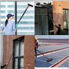Water Fed Pole Kit, 20-36ft Water Fed Cleaning System Window Glass Solar Panel Washing Tool with 66' Hose and 4 Outlet Holes, Adjustable Window Cleaning Pole,9m/30ft view 4