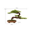Artificial Bonsai Tree Artificial Plants Bonsai Tree Indoor Wood Welcoming Pine Bonsai Zen Decorative Bonsai with Ceramic Pots Living Room Corridor Desktop Decor Office Decoration Bonsai view 2