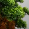 Artificial Bonsai Tree Simulation Bonsai Cliff Cypress Welcoming Pine Green Plant Bonsai Home Living Room Office Desktop Porch Decoration Office Decoration Bonsai view 4