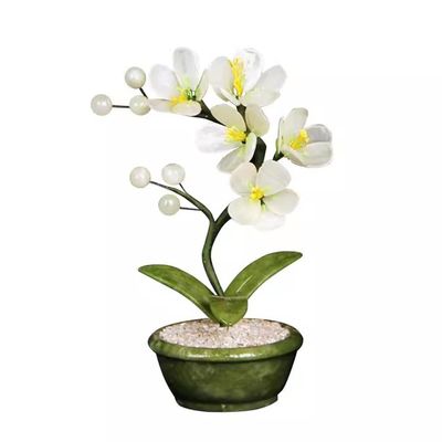 Artificial Bonsai Tree Jade Orchid Living Room Home Decoration Entrance Crafts Creative New Chinese Style Bonsai Ornament Decoration Office Decoration Bonsai