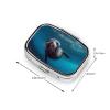 Underwater Sea Lion Pill Box Metal Pill Case Portable Travel Pill Organizer for Pocket or Purse Decorative Medicine Box Vitamin Container view 3