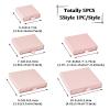 Boutigem 5Pcs Pink Drawer Jewelry Gift Boxes Sponge Filled Cardboard Case Paper Display Box Gift Wrapping Set 2-4 Inch for Wedding Birthday Christmas Valentines Decor Display view 2