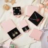 Boutigem 5Pcs Pink Drawer Jewelry Gift Boxes Sponge Filled Cardboard Case Paper Display Box Gift Wrapping Set 2-4 Inch for Wedding Birthday Christmas Valentines Decor Display view 3
