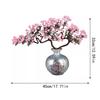 AMONG Artificial Bonsai Tree Jade Bonsai Jade Living Room Ornament Home Modern Ornament Chinese Desktop Craft Jade Carving Ornament Office Decoration Bonsai, Small view 2