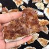 AMHIL Natural Crystal Rough Natural Citrine Cluster Geode Crystal Quartz Natural Specimen (Color : 100-140g) view 2