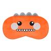 Mezeic Cute Sleep Masks Cartoon Dinosaur Eye Mask Plush Sleeping Mask & Travel Blindfold - Funny Novelty Eye Shade for Women Men (Orange Dinosaur) view 1