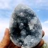 AMHIL Natural Crystal Rough 500g Natural Beautiful Blue Celestite Crystal Geode Cave Quartz Cluster Mineral Specimen Healing view 2