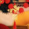 2024 Spring Festival Pendant Chinese Dragon Year Hanging Ornament Alloy Bonsai Pendant Chinese New Year Decoration for Company Shopping Mall Event view 2