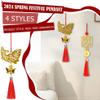2024 Spring Festival Pendant Chinese Dragon Year Hanging Ornament Alloy Bonsai Pendant Chinese New Year Decoration for Company Shopping Mall Event view 3
