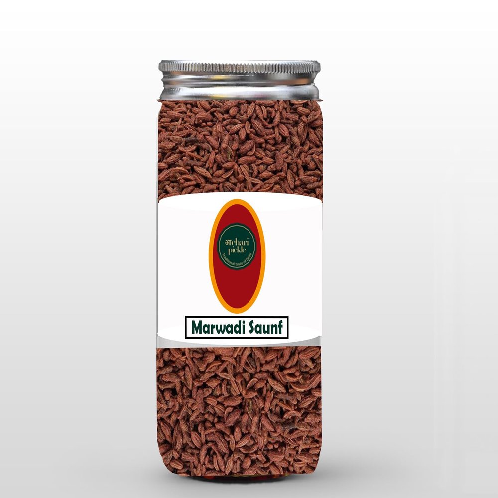 Achari Pickle MARWADI ROASTED SAUF 200GM EACH- HEALTHY DIGESTIVE | Sweet Saunf Mouth Freshener, After Meal and Drink Mukhwas Mouth Freshener - Easy to Store